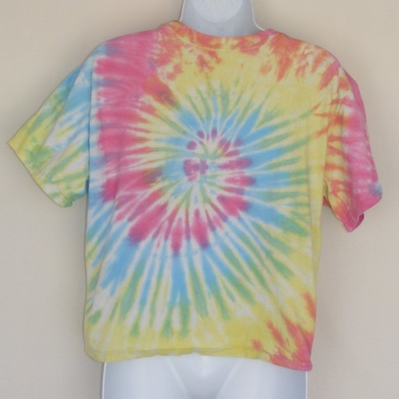 Tie-dye POLAROID Camera Tshirt, L, Cropped, SS - Picture 6 of 9